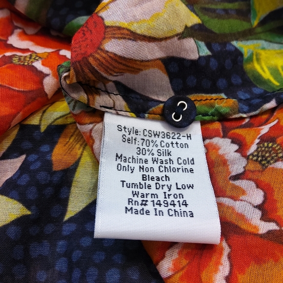 JOHNNY WAS Mia Floral Border Long Maxi Dress - SMALL - Picture 11 of 14